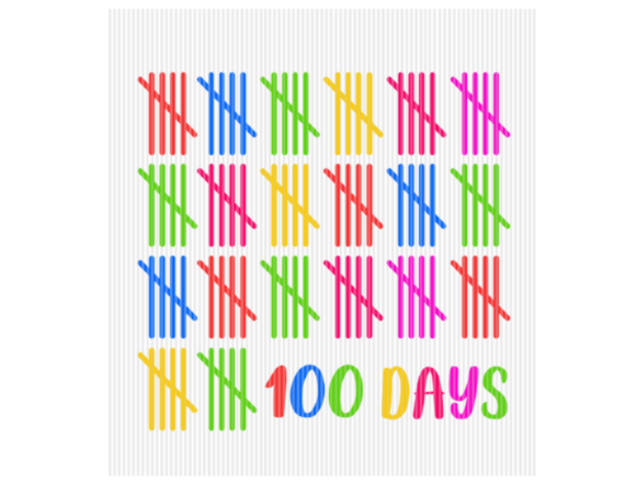 100 Days of School Quote Graphic