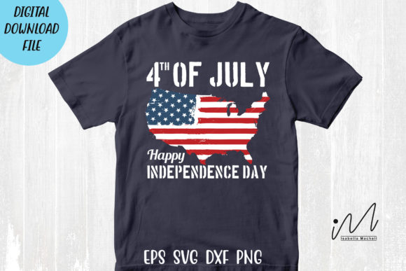 4th of July Happy Independence Day SVG Graphics for Crafts