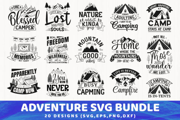 Adventure SVG Bundle for Crafts and Graphics