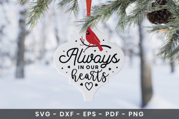 Always in Our Hearts SVG Arabesque Graphics