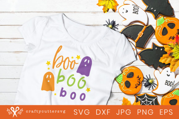 Halloween, Boo Boo Boo, Quote Ghost Graphics for Crafts