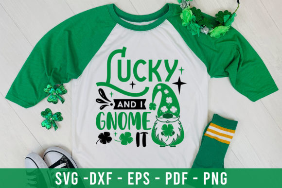Lucky and I Gnome It, St Patrick’s SVG