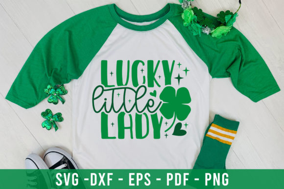 Lucky Little Lady SVG for Crafts & Graphics