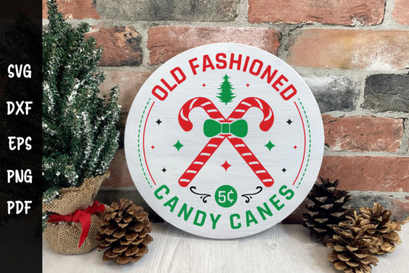 Old Fashioned Candy Canes, Christmas SVG