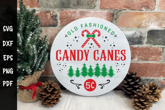 Old Fashioned Candy Canes SVG: Graphics and Crafts Magic