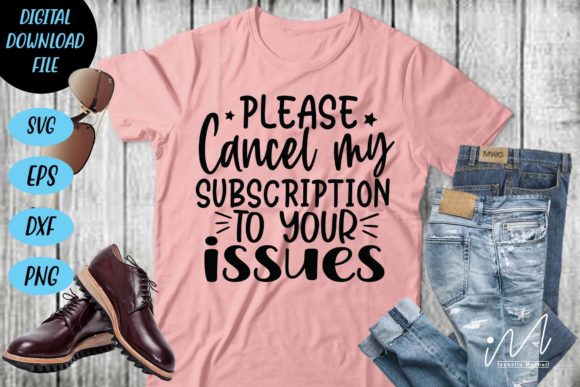 Please Cancel My Subscription SVG