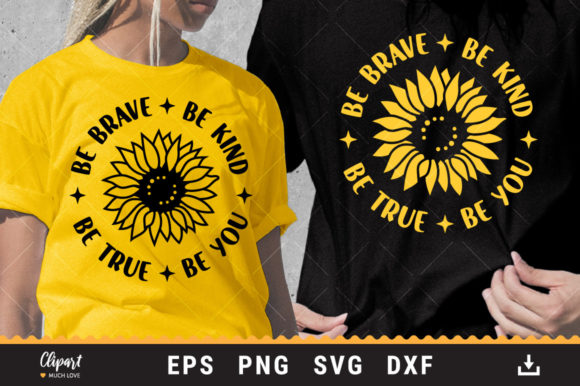 Sunflower T-shirt SVG, DXF, PNG: Graphics for Crafts & Local Branding
